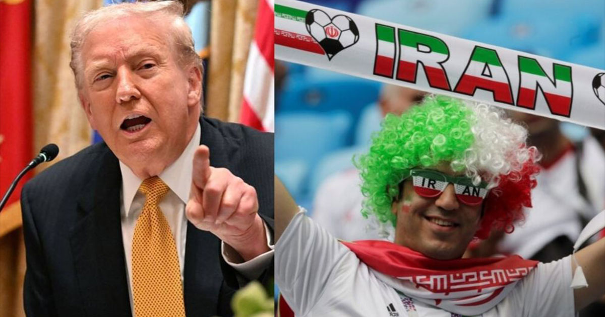 বিশ্বকাপে ইরানের অংশগ্রহণ নিয়ে মাথাব্যথা নেই ট্রাম্পের