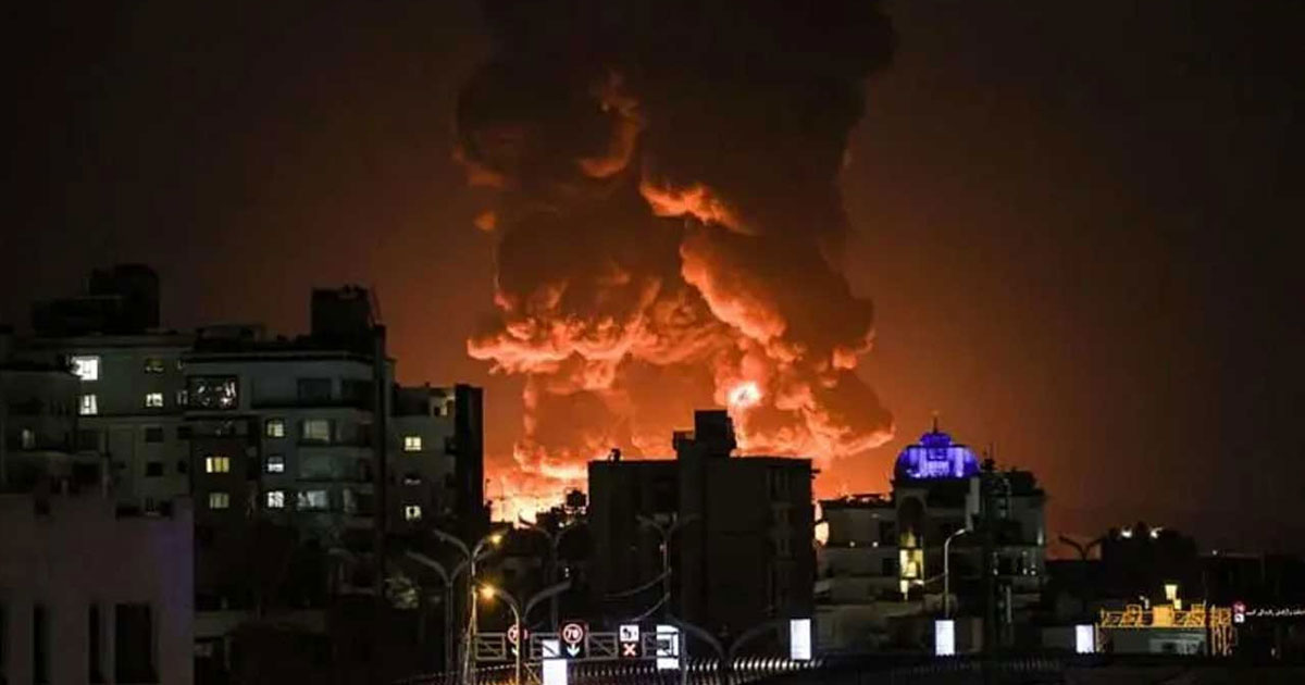 তেহরানে তেলের ডিপোতে বিস্ফোরণ