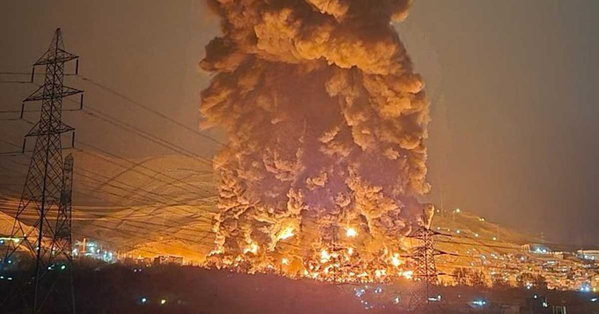 ইরানের ৫ তেল স্থাপনায় রাতভর বিমান হামলা