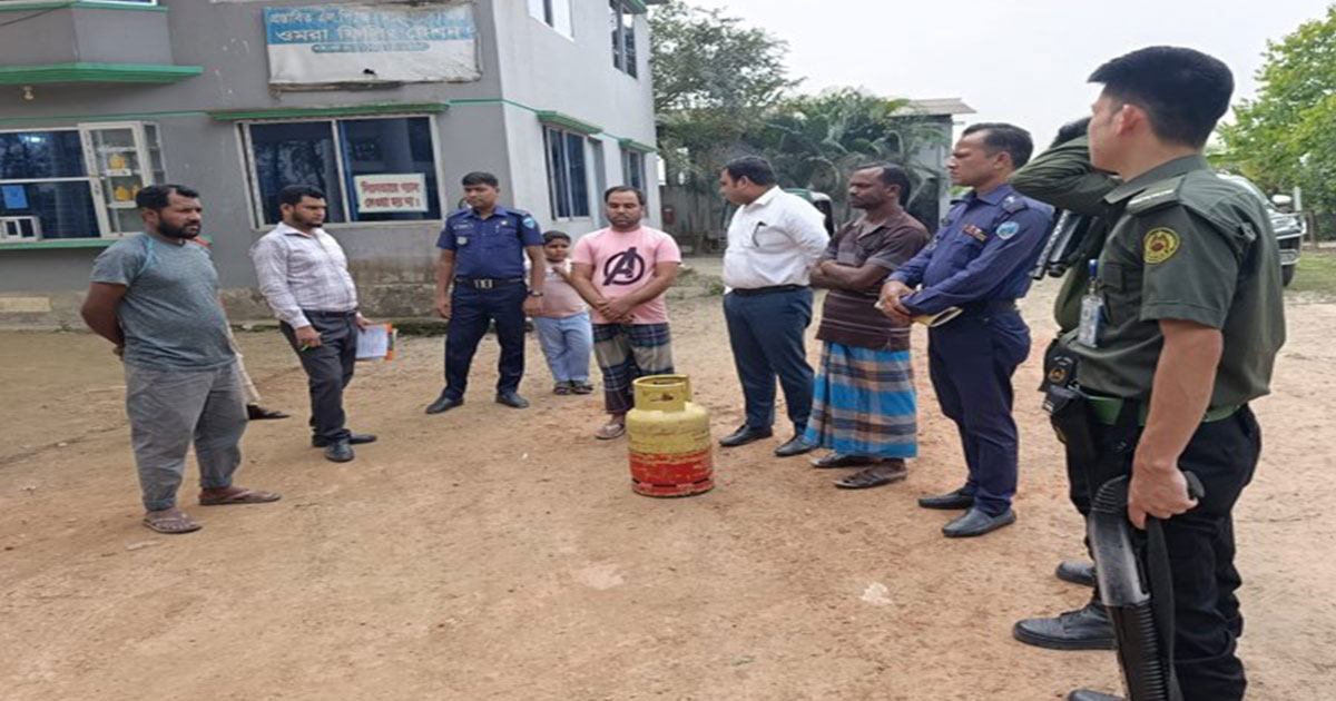 নোয়াখালীর সুবর্ণচরে অবৈধভাবে গ্যাস সরবরাহ