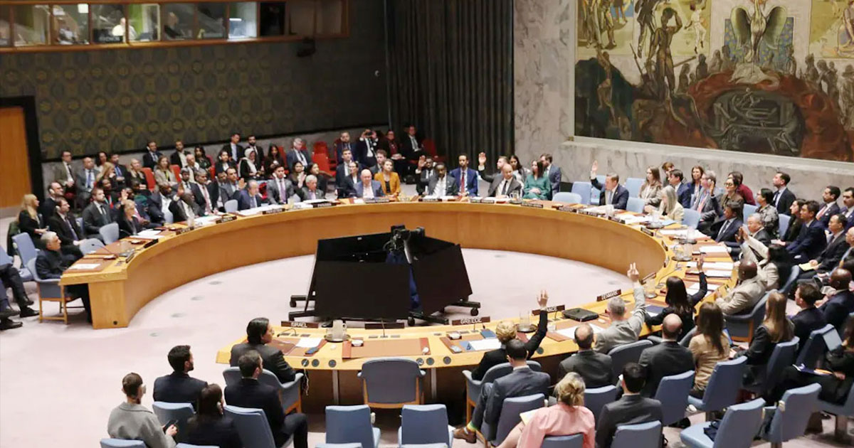 উপসাগরীয় দেশগুলোতে ইরানের  হামলা বন্ধে নিরাপত্তা পরিষদে প্রস্তাব পাশ