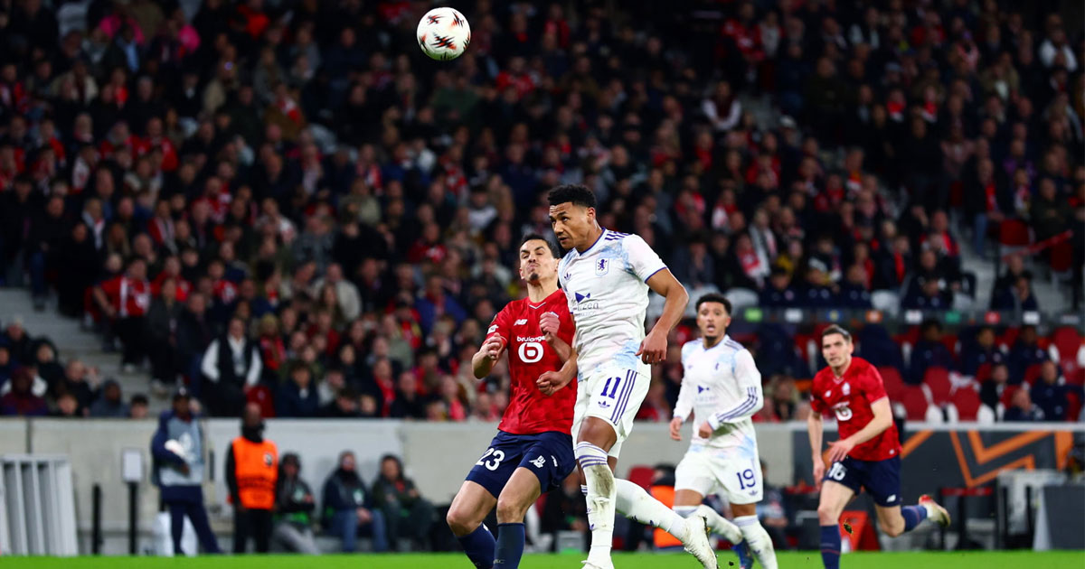 ওয়াটকিন্সের গোলে লিলের মাঠে জয়,  এগিয়ে অ্যাস্টন ভিলা