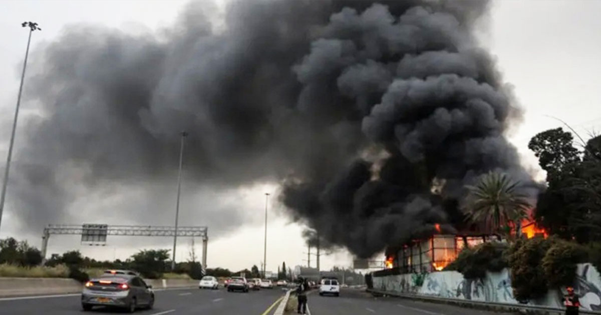 জেরুজালেম-তেল আবিবে ইরানের ভয়াবহ হামলা