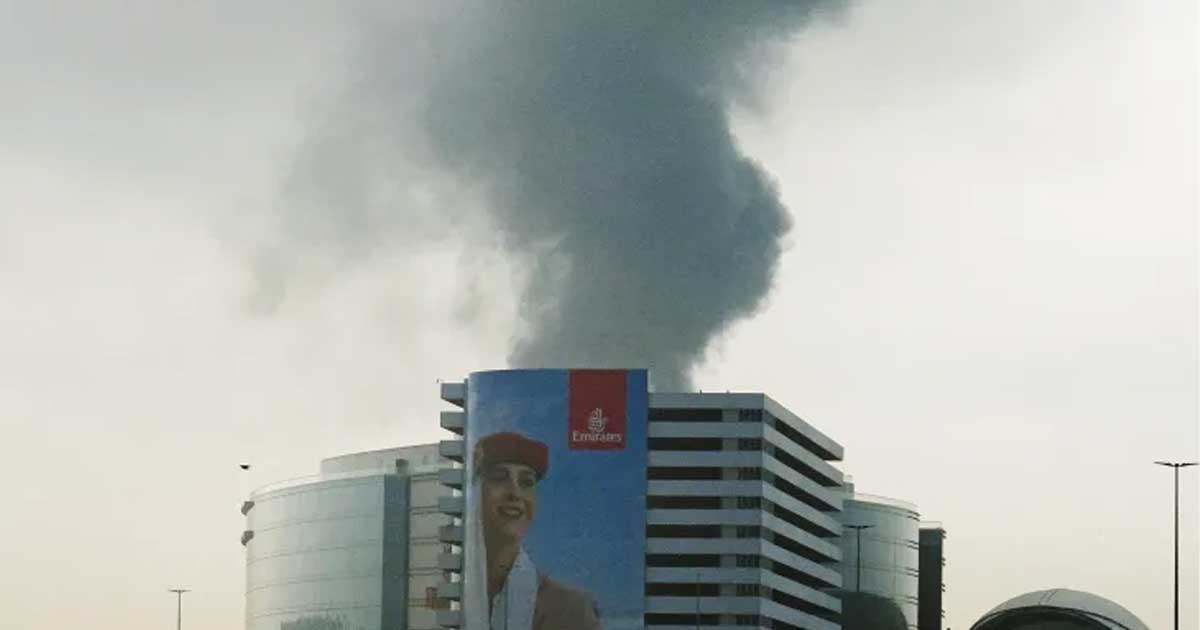 তেহরানে নতুন হামলা, ড্রোন হামলায় দুবাই বিমানবন্দরে আগুন ও সাময়িক ফ্লাইট স্থগিত