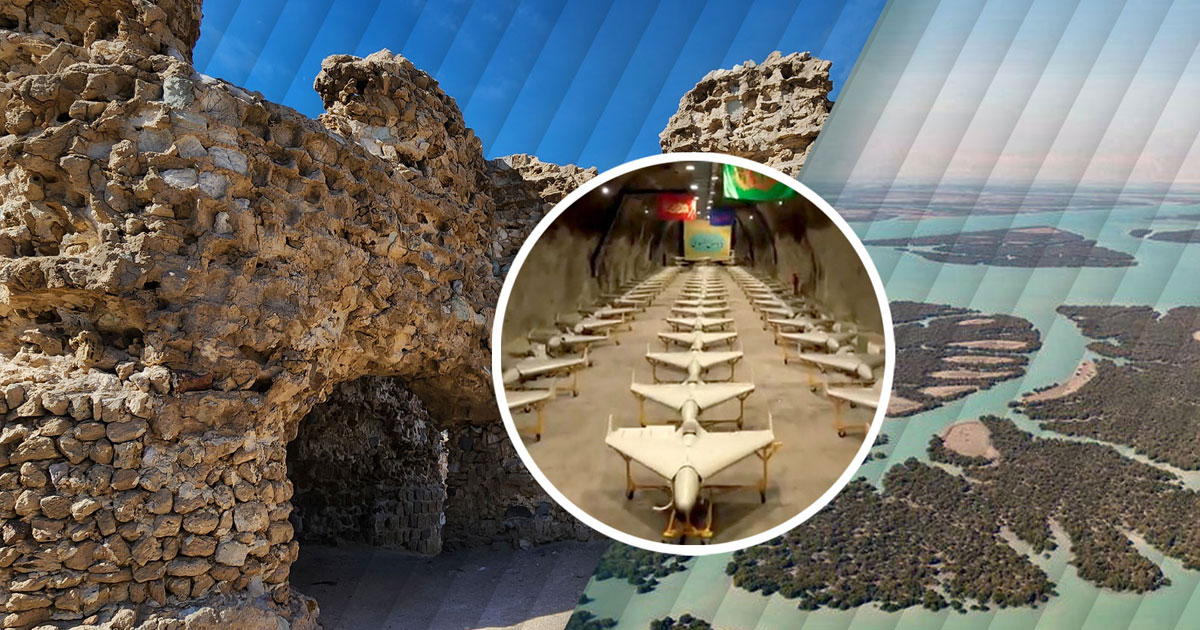 হরমুজের কেশম দ্বীপের নিচে ইরানের বিশাল ক্ষেপণাস্ত্র নগরী