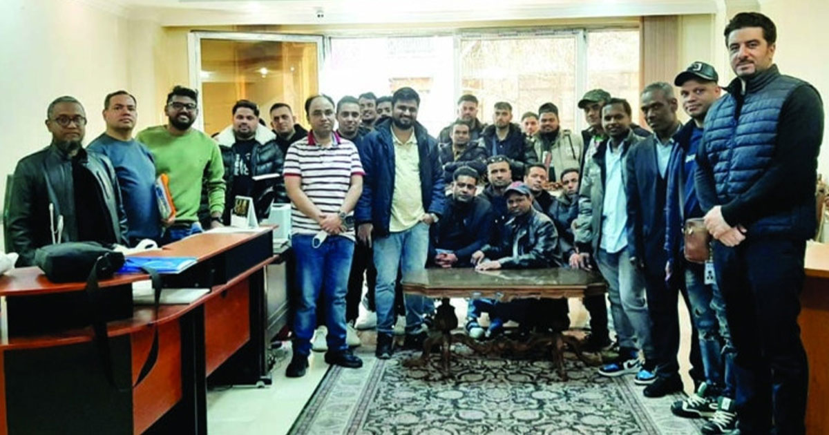 ইরান থেকে আজারবাইজানে  পৌঁছেছেন   ১৮৬ বাংলাদেশি