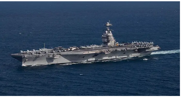 মধ্যপ্রাচ্য থেকে ফেরত গেল মার্কিন রণতরি জেরাল্ড আর ফোর্ড