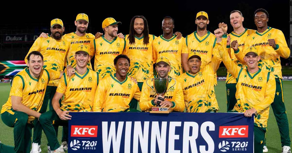 নিউজিল্যান্ডকে হারিয়ে সিরিজ জিতল প্রোটিয়ারা