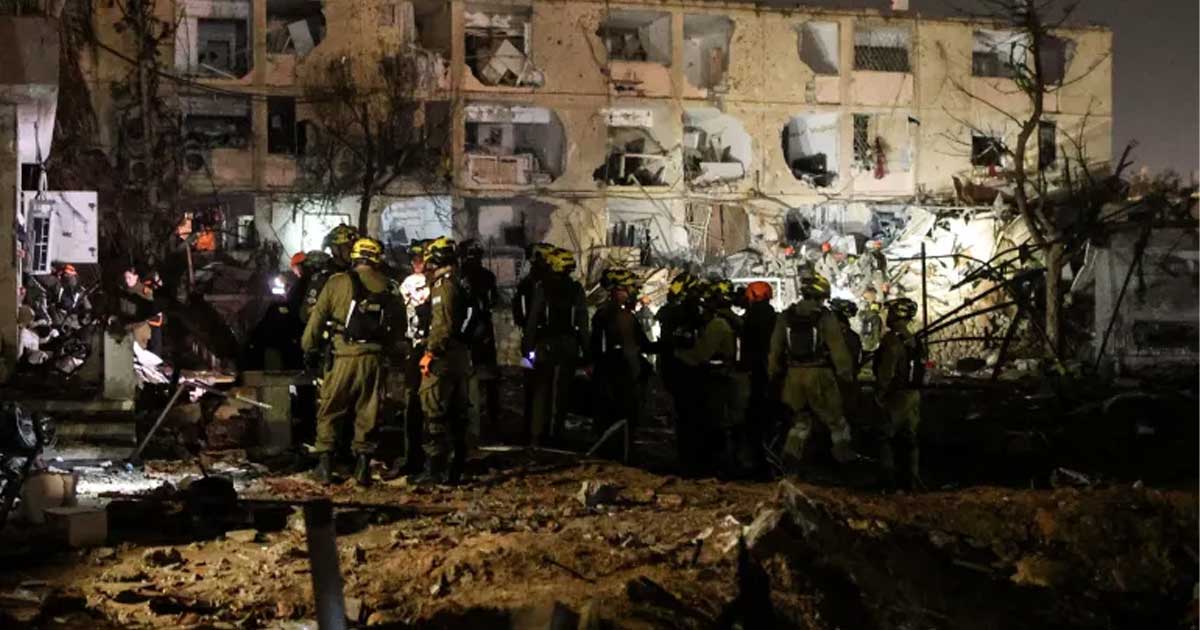 ইসরায়েলের প্রধান পারমাণবিক অঞ্চলে হামলা ইরানের, কমপক্ষে ১৮০ আহত