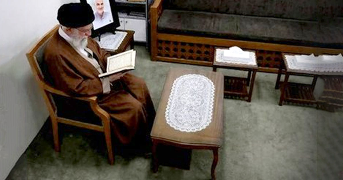 খামেনির জীবনের শেষ মুহূর্তের ছবি