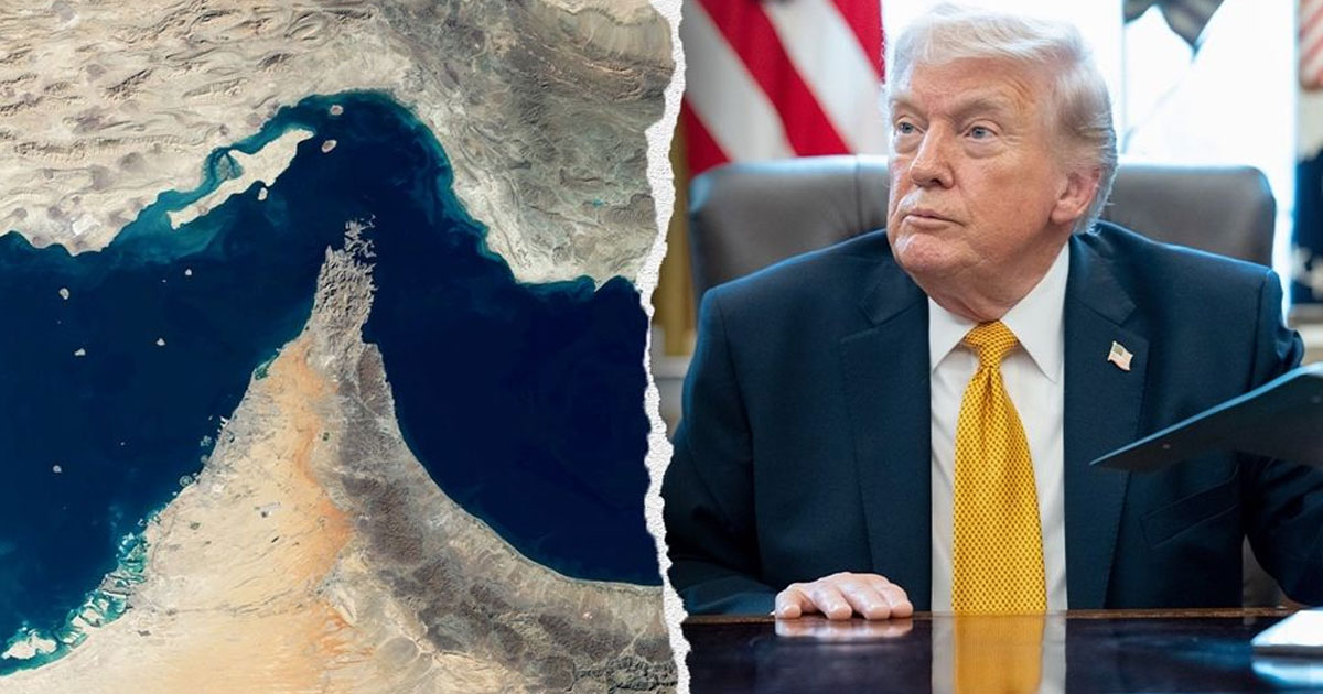 হরমুজ প্রণালি এখন ‘ট্রাম্প প্রণালি’