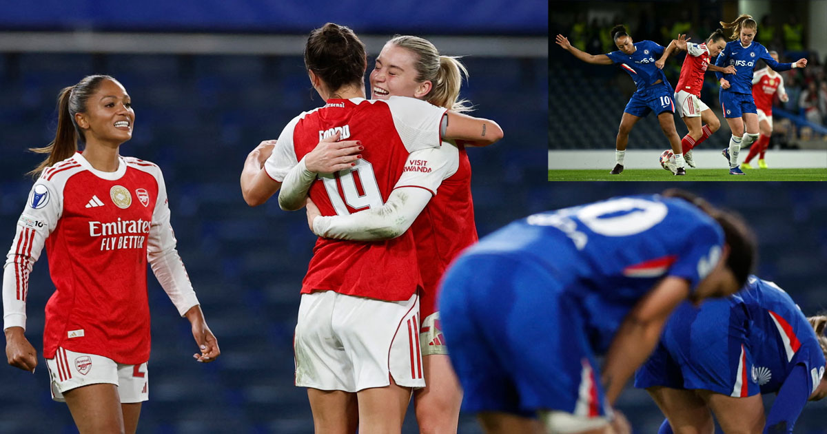 শেষ মুহূর্তের গোলে চেলসি জিতলেও শেষ হাসি আর্সেনালের