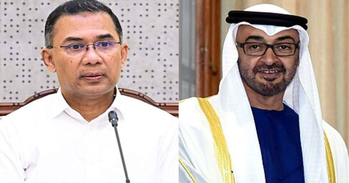 আমিরাতের প্রেসিডেন্টের কাছে প্রধানমন্ত্রীর বিশেষ বার্তা
