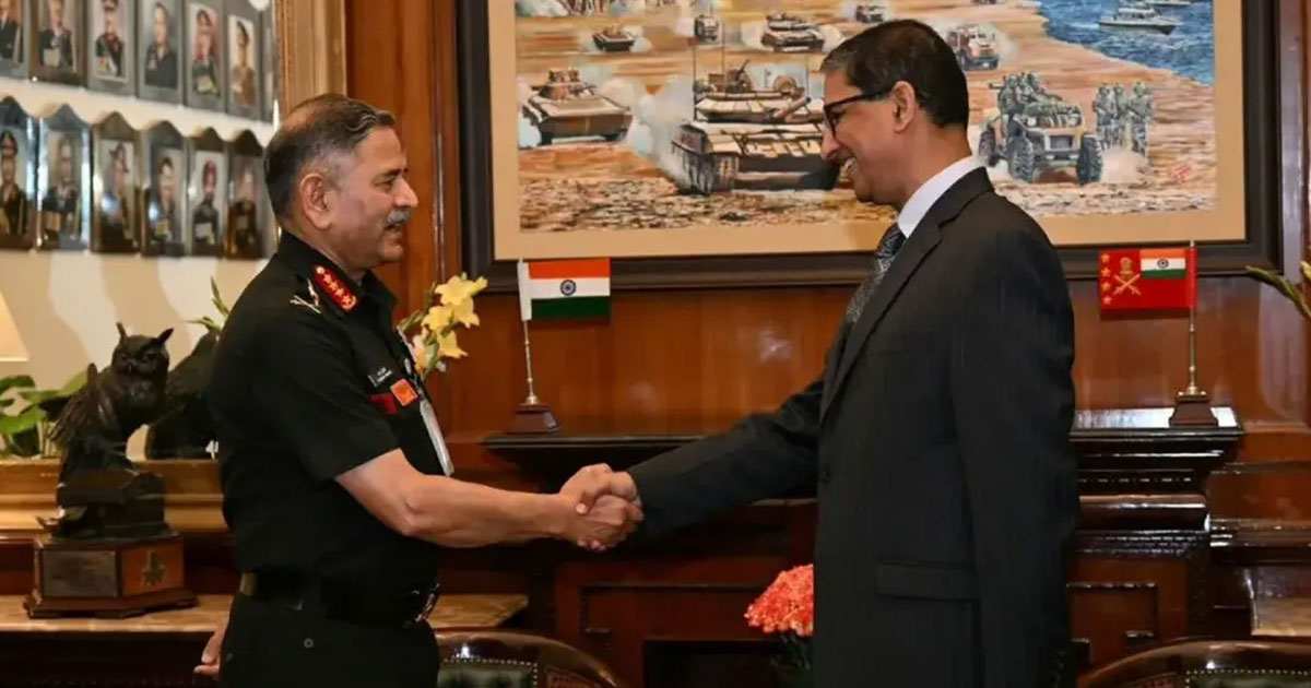 ভারতের সেনাপ্রধানের সঙ্গে বাংলাদেশ হাইকমিশনারের সাক্ষাৎ