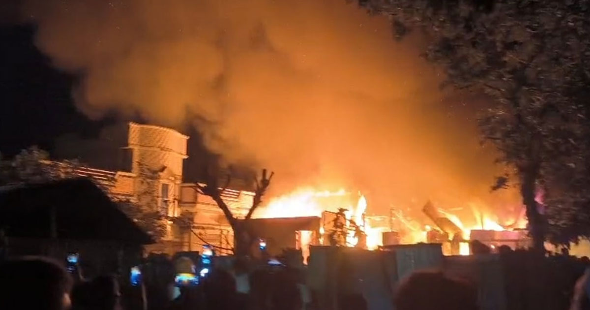 ব্রাহ্মণবাড়িয়ার নবীনগরে ভয়াবহ অগ্নিকাণ্ড