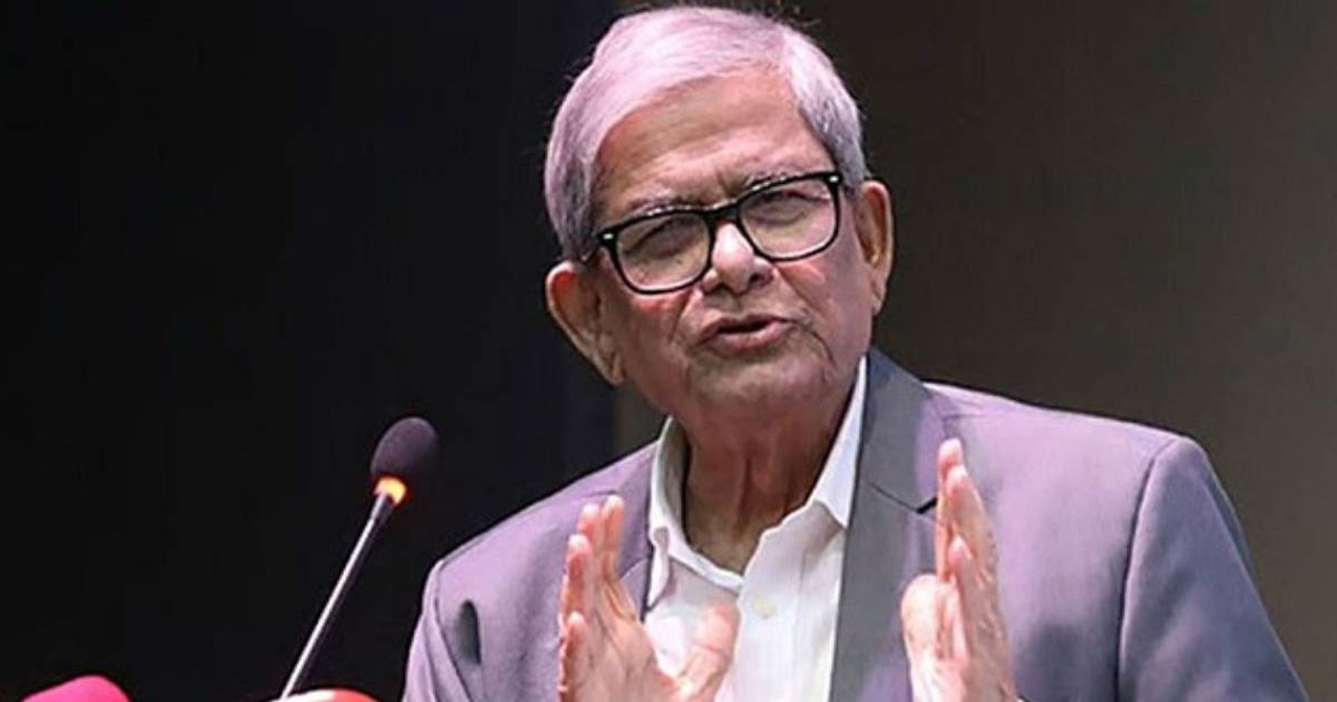 সমাজে বিভাজন রুখে ভালোবাসা ও ভ্রাতৃত্বকে এগিয়ে নিতে হবে : মির্জা ফখরুল