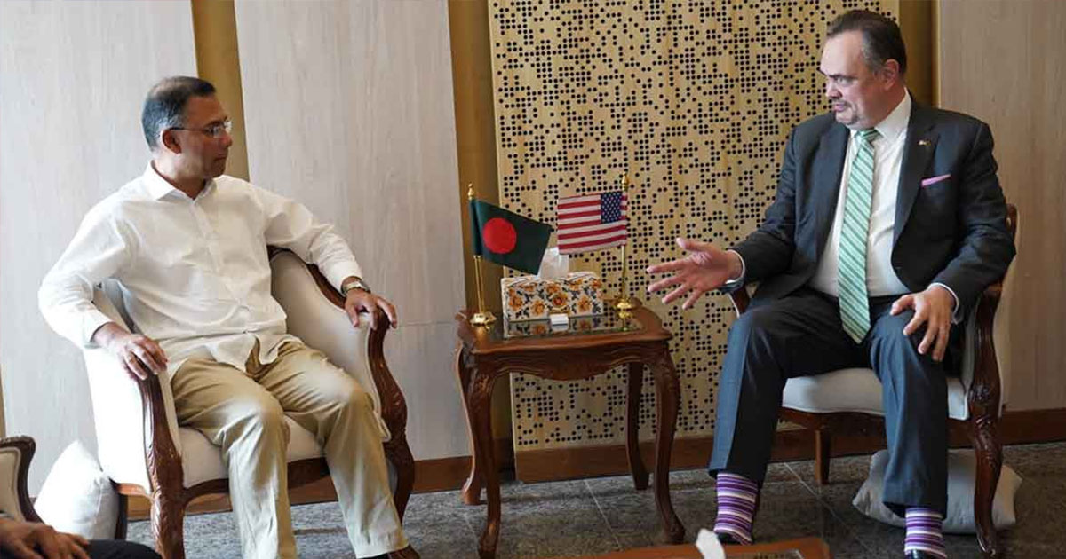 প্রধানমন্ত্রীর সঙ্গে মার্কিন রাষ্ট্রদূতের সাক্ষাৎ