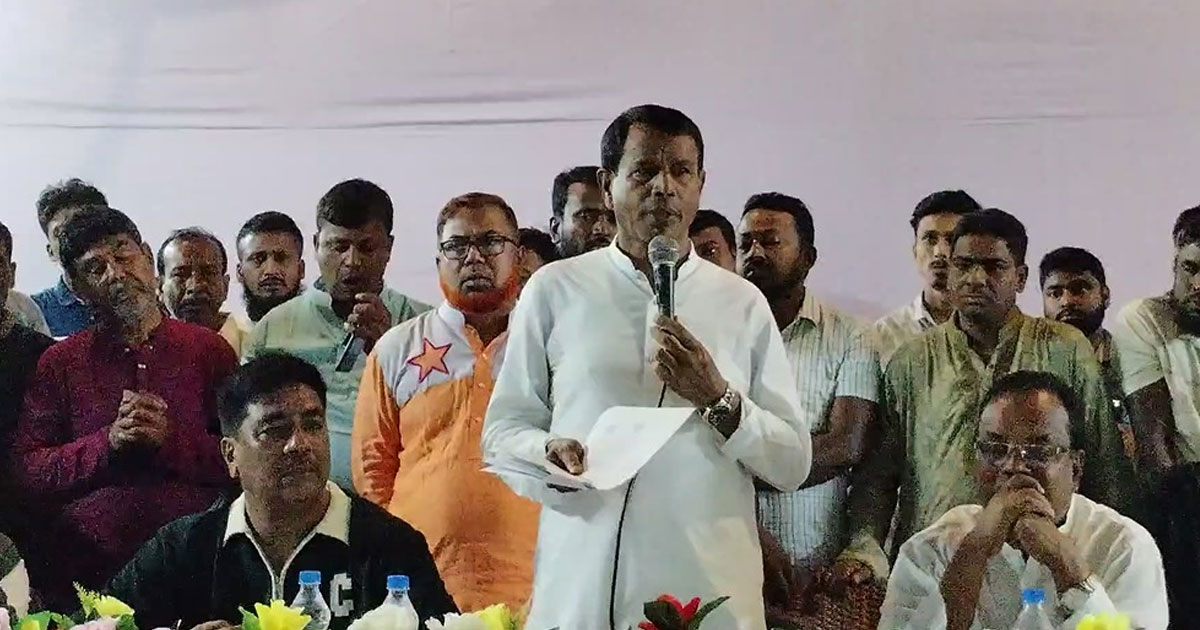 ঝিনাইদহ জেলা বাস-মাইক্রোবাস শ্রমিক ইউনিয়নের সভা
