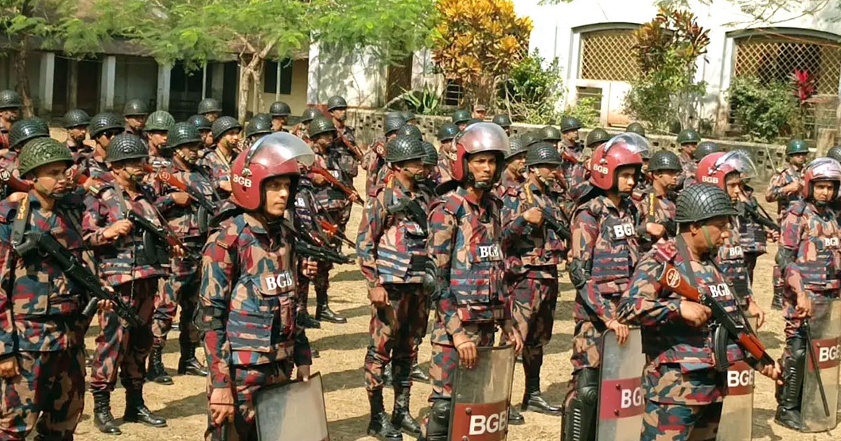 শেরপুর-৩ আসনের উপনির্বাচনে ১৬ প্লাটুন বিজিবি মোতায়েন