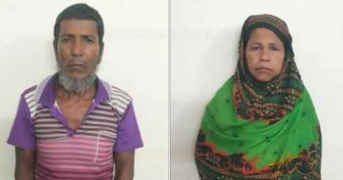 গাঁজাসহ গ্রেপ্তার স্বামী-স্ত্রী