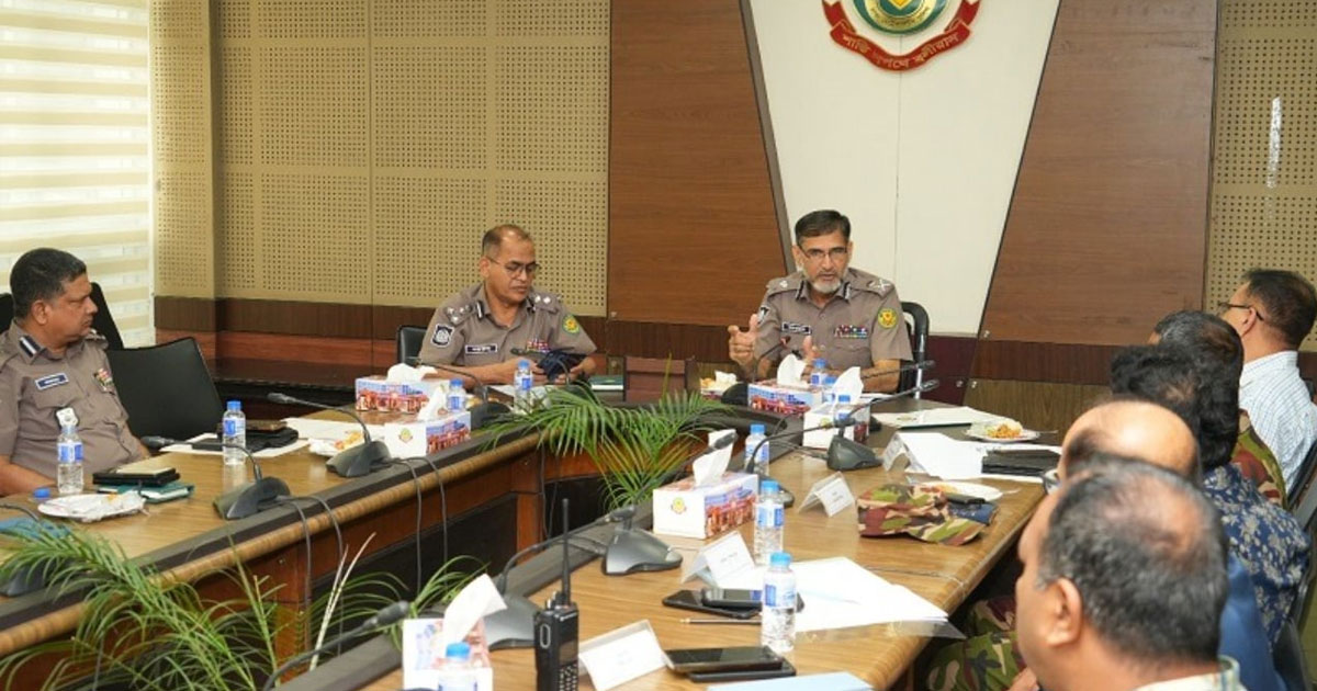 নিউজিল্যান্ড সিরিজ ঘিরে নিরাপত্তা প্রস্তুতি সভা ডিএমপির