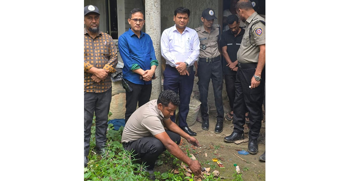 চাঁদপুরে মাদকের সরঞ্জামাদি জব্দ