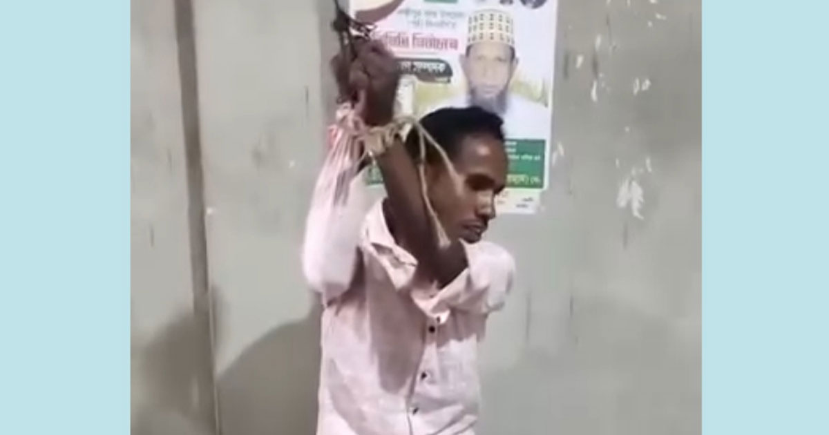 ইটভাটার শ্রমিককে হাত বেঁধে ঝুলিয়ে নির্যাতন, ভিডিও ভাইরাল