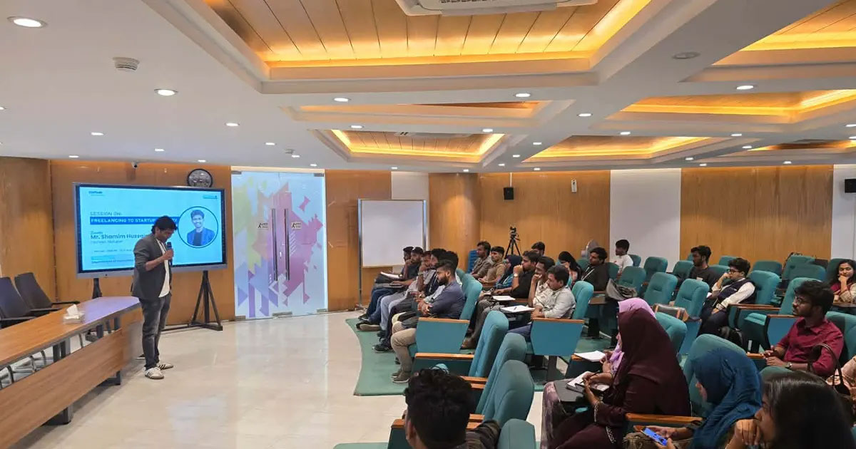 ফ্রিল্যান্সিং থেকে স্টার্টআপ গড়ার দিকনির্দেশনা ডিআইইউতে