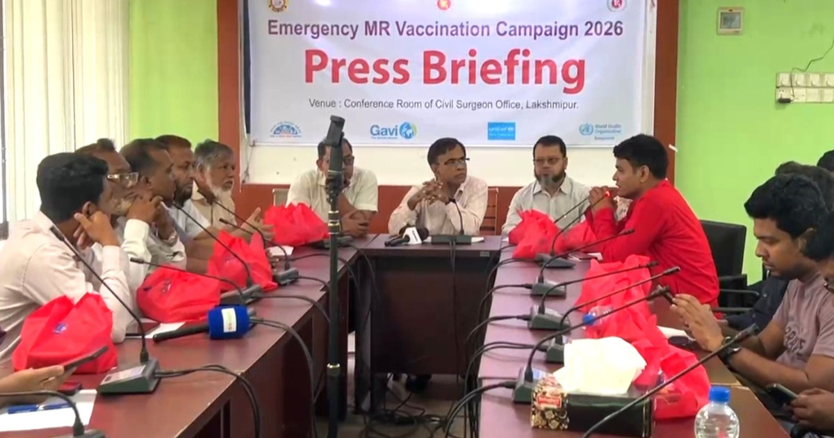 লক্ষ্মীপুরে হামের টিকা পাবে ২ লাখ ৭১ হাজার শিশু