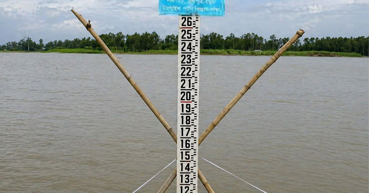 বিপৎসীমার ওপরে ৪ নদীর পানি, ৫ জেলায় বন্যার শঙ্কা