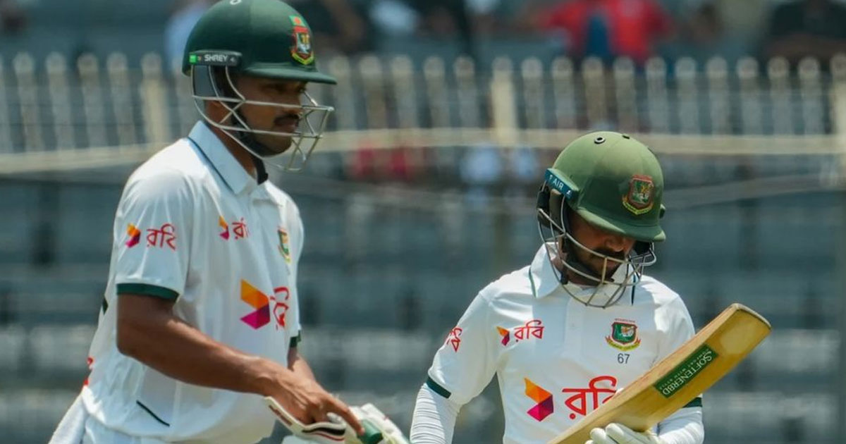 ১৭৯ রানের লিড নিয়ে দিন শেষ বাংলাদেশের