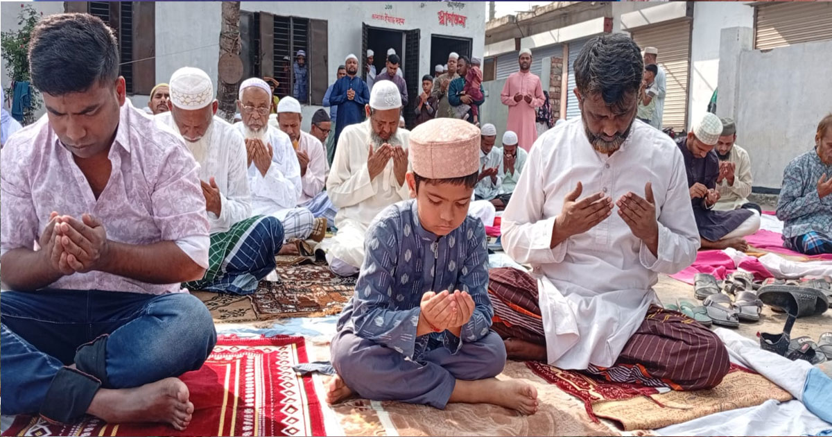 ভাঙ্গায় পবিত্র ঈদুল আজহার নামাজ অনুষ্ঠিত