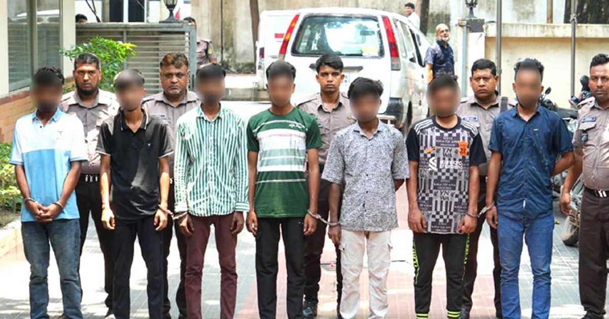 রাজধানীতে অপহরণ করে মুক্তিপণ আদায়কারী চক্রের ৯ সদস্য গ্রেপ্তার
