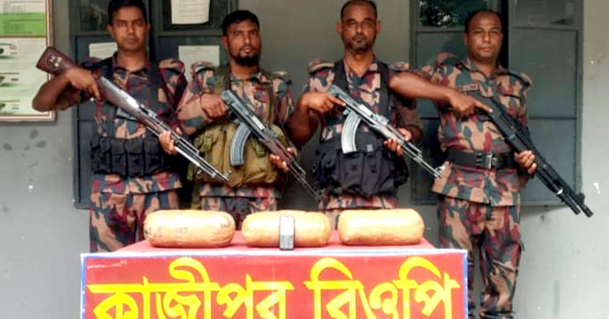 কুষ্টিয়ায় ৩৪ লাখ টাকার মাদক ও চোরাচালানি পণ্য উদ্ধার