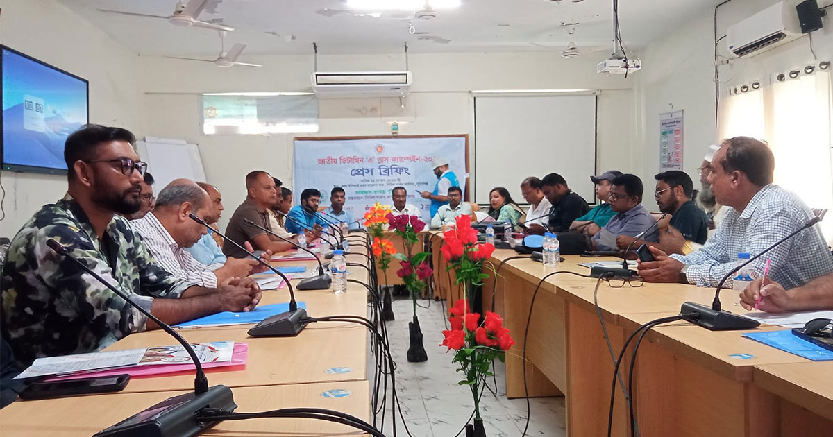 সুনামগঞ্জে ৪ লাখ শিশুকে খাওয়ানো হবে ভিটামিন ‘এ’ প্লাস ক্যাপসুল