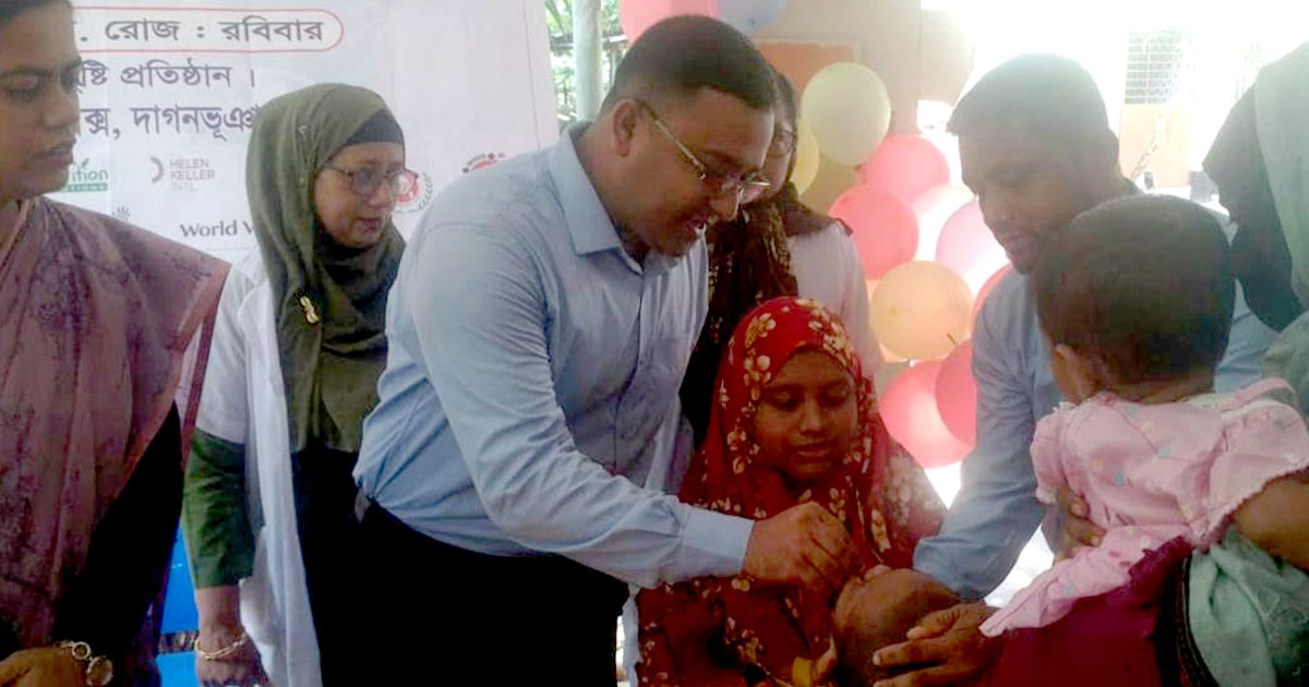 দাগনভূঞায় ভিটামিন ‘এ’ খেল ৪৬ হাজারের বেশি শিশু
