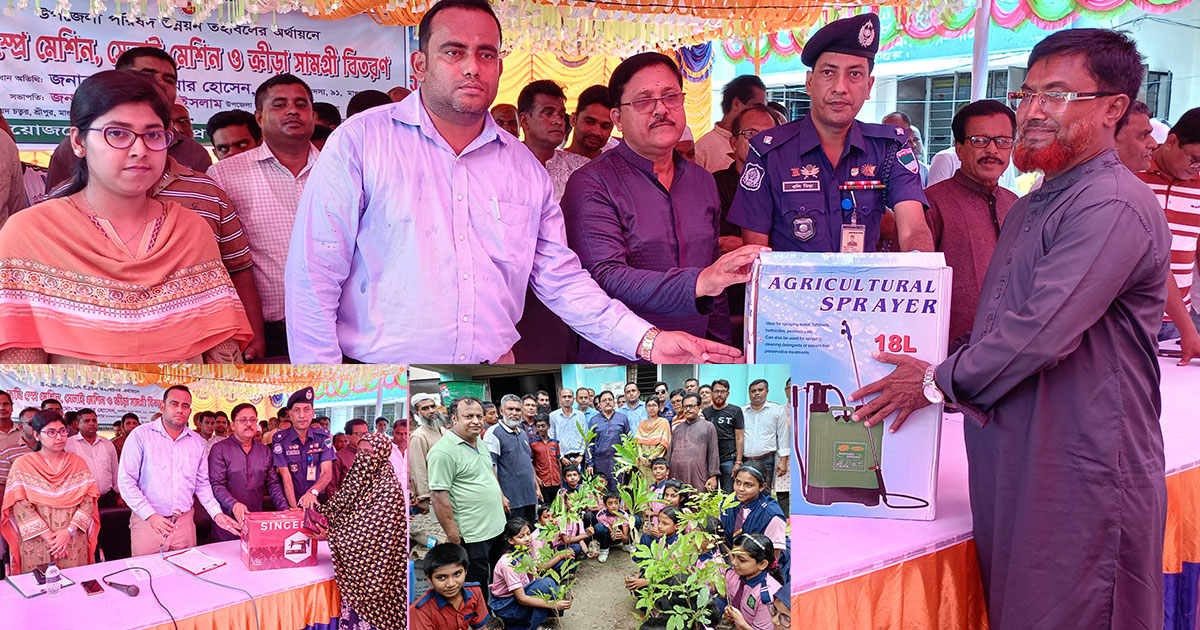 শ্রীপুরে উন্নয়ন কার্যক্রমের উদ্বোধন করলেন এমপি মনোয়ার