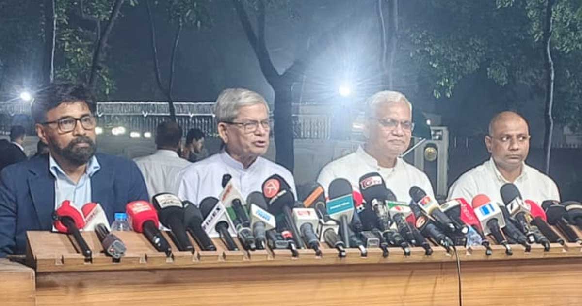 দলীয় প্রতীকে স্থানীয় সরকার নির্বাচন নয়: মির্জা ফখরুল