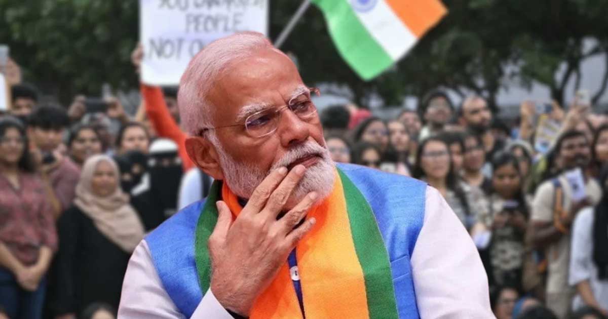 আন্দোলন নিয়ে আতঙ্কিত মোদি