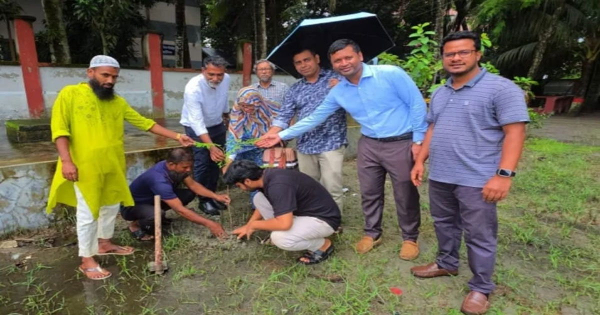 পরিবেশ রক্ষায় শরীয়তপুরে কচি কণ্ঠের আসরের বৃক্ষরোপণ কর্মসূচি