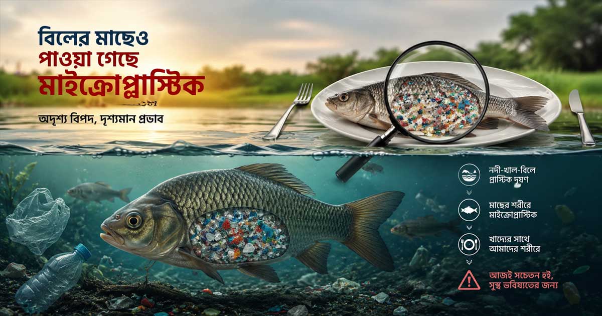 বিলের মাছেও পাওয়া গেছে মাইক্রোপ্লাস্টিক