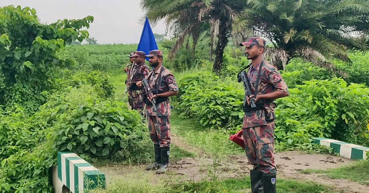 গাংনী সীমান্তে ৫ জনকে পুশইনের চেষ্টা, বিজিবির প্রতিরোধে ব্যর্থ বিএসএফ