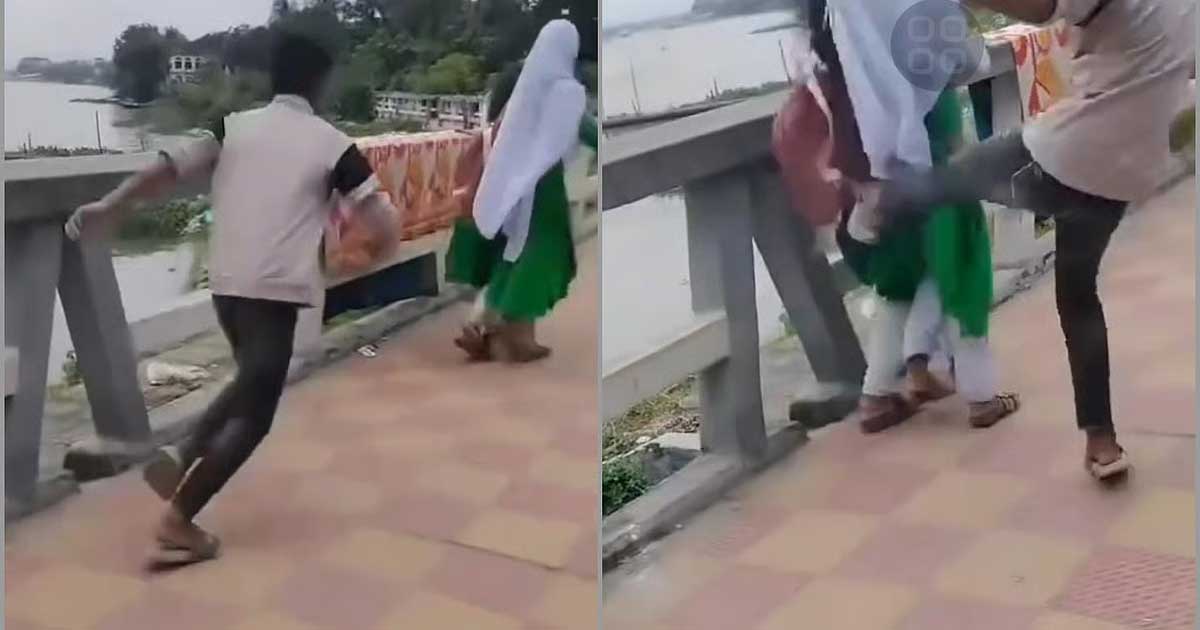 স্কুলছাত্রীকে লাথি, দুই ভুক্তভোগী শিক্ষার্থীই পেলো শাস্তি