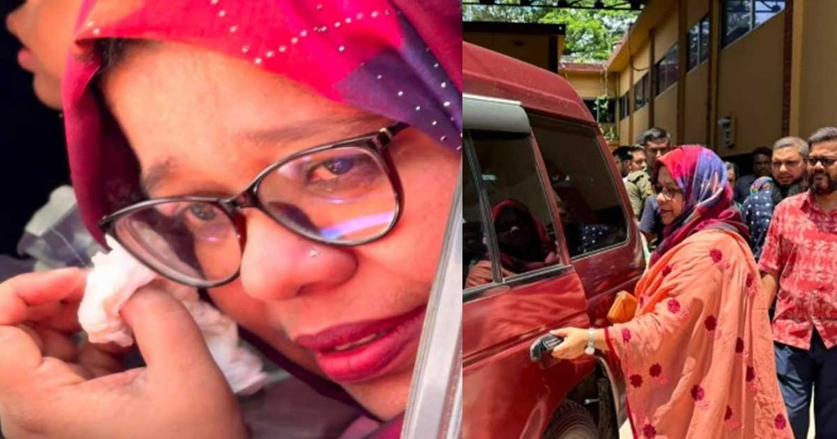 বিদায় বেলায় কাঁদলেন কেশবপুরের ইউএনও রেকসোনা খাতুন