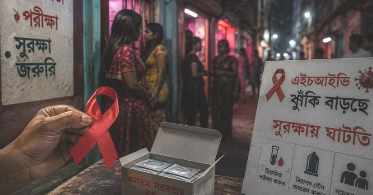 যৌনপল্লি যশোরে এইচআইভি ঝুঁকি বাড়লেও সুরক্ষায় ঘাটতি