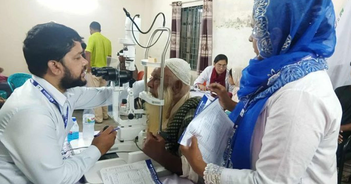 বেনাপোলে বিনামূল্যে চোখের চিকিৎসা, ছানি অপারেশন