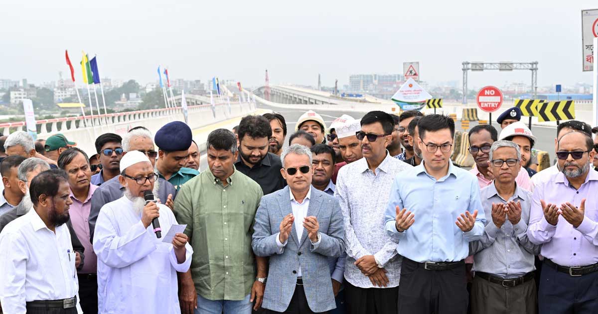 আশুলিয়া এলিভেটেড এক্সপ্রেসওয়ের ২ সার্ভিস সেতু চালু