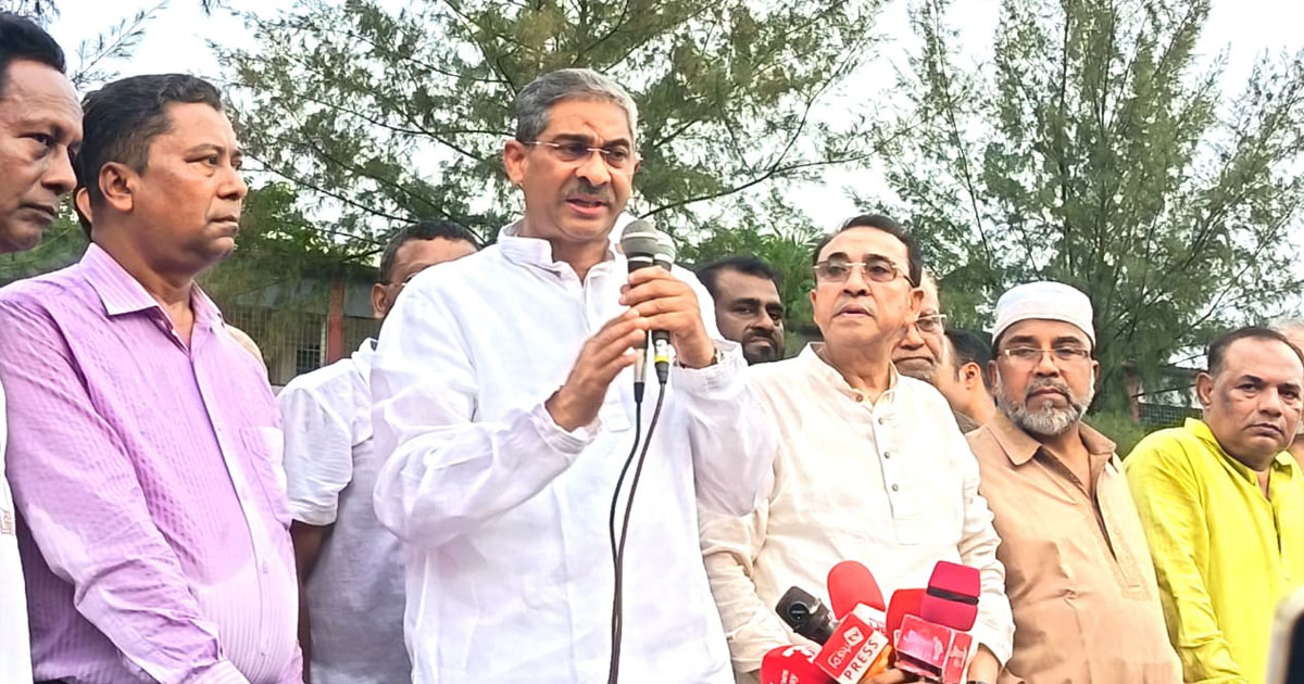 বিরোধী দলের লং মার্চ জনগণ প্রত্যাখ্যান করেছে : পানিসম্পদ মন্ত্রী