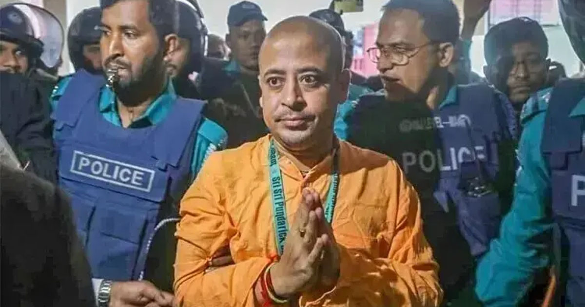 দুই মামলায় চিন্ময় কৃষ্ণ দাসের জামিন