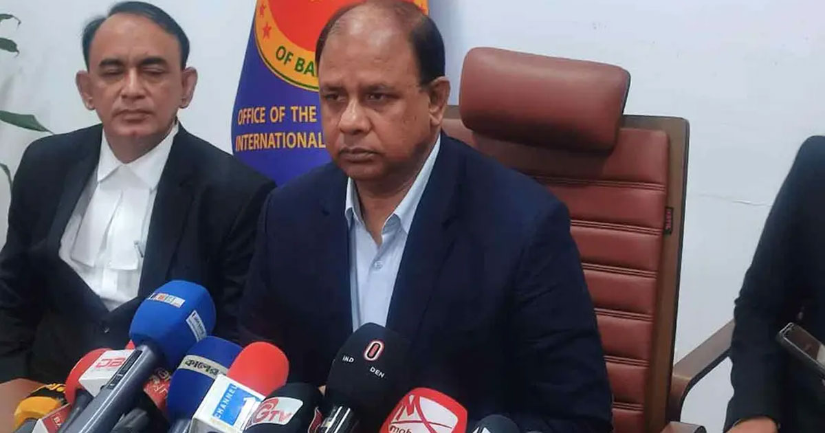 ৩০ দিন পেরোলেই শেখ হাসিনার আপিলের সুযোগ নেই: চিফ প্রসিকিউটর